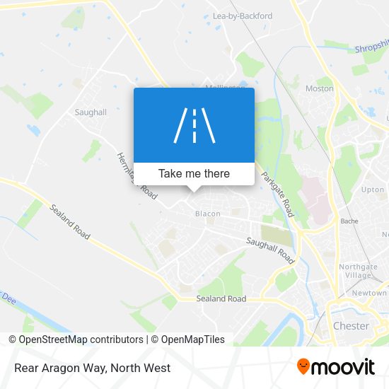 Rear Aragon Way map