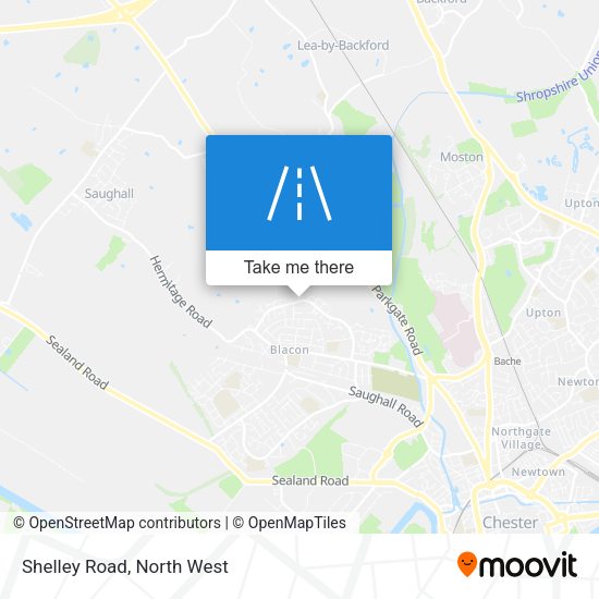 Shelley Road map