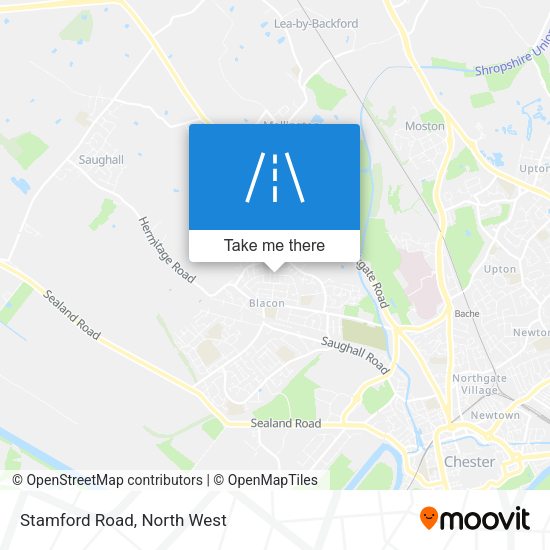 Stamford Road map