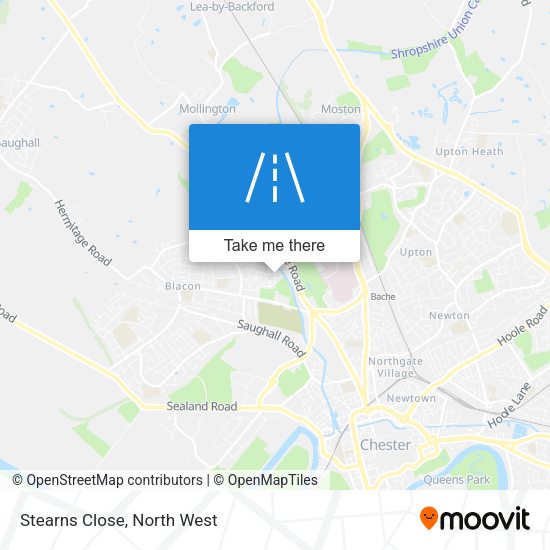Stearns Close map