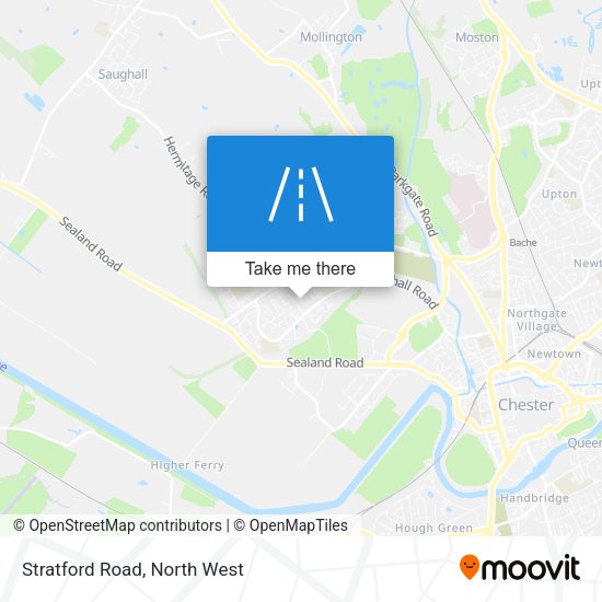 Stratford Road map