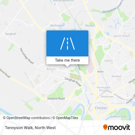 Tennyson Walk map