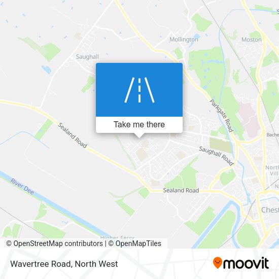 Wavertree Road map