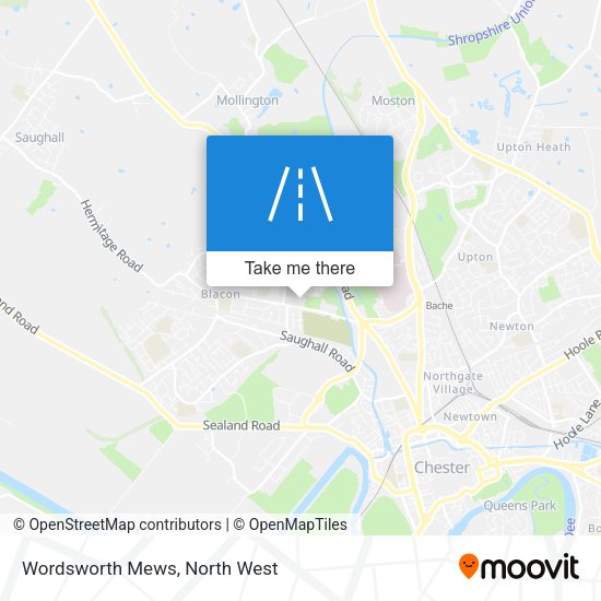 Wordsworth Mews map