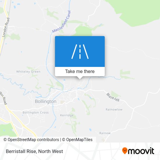Berristall Rise map