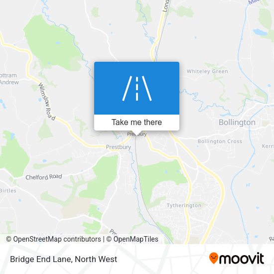 Bridge End Lane map