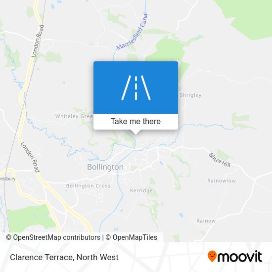 Clarence Terrace map