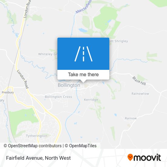 Fairfield Avenue map