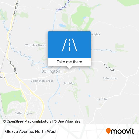 Gleave Avenue map