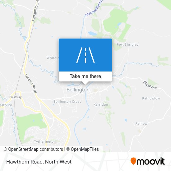 Hawthorn Road map
