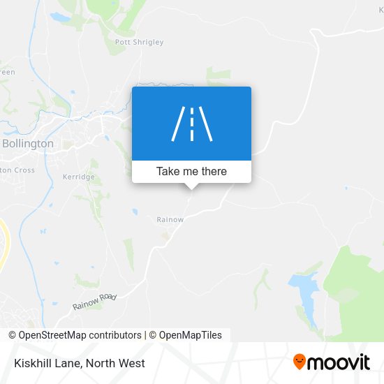 Kiskhill Lane map