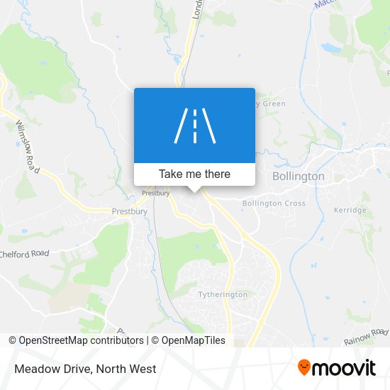 Meadow Drive map