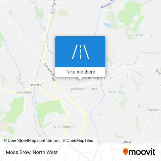 Moss Brow map