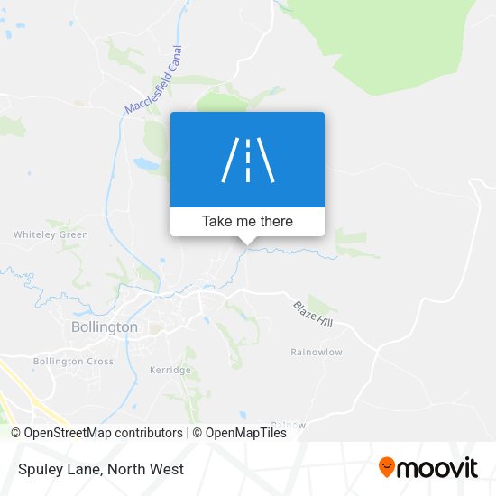 Spuley Lane map