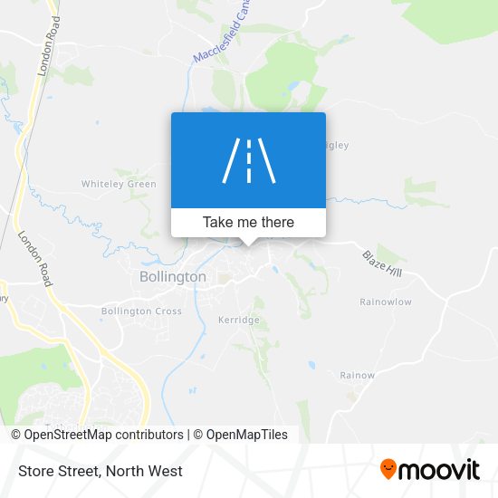 Store Street map