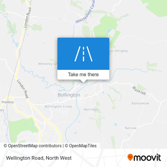 Wellington Road map