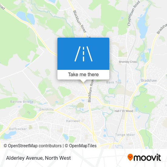 Alderley Avenue map