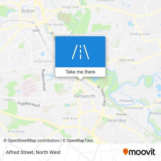 Alfred Street map