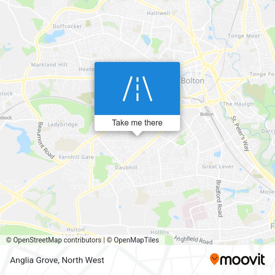Anglia Grove map