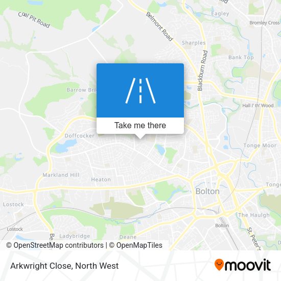 Arkwright Close map