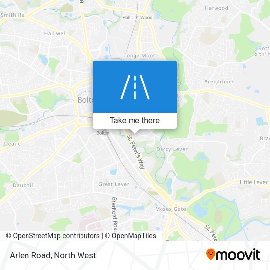 Arlen Road map