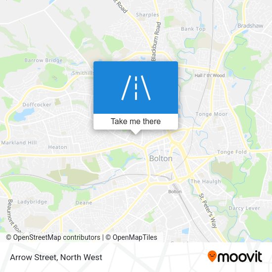 Arrow Street map