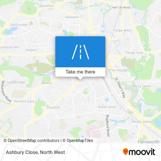 Ashbury Close map