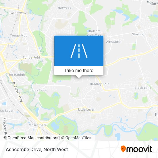 Ashcombe Drive map
