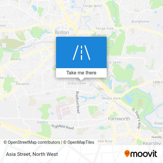 Asia Street map