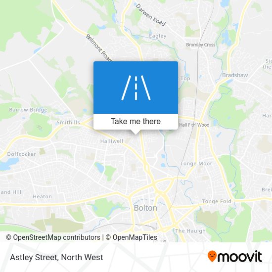 Astley Street map