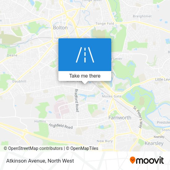 Atkinson Avenue map
