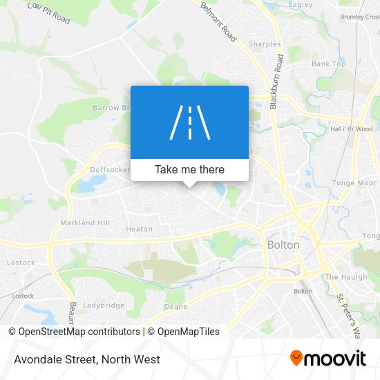 Avondale Street map