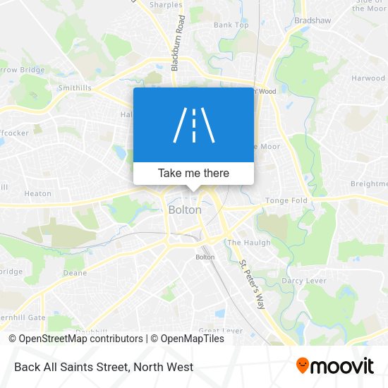 Back All Saints Street map