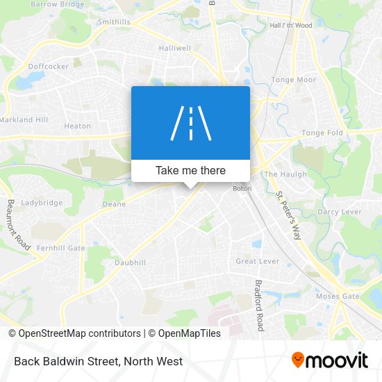 Back Baldwin Street map