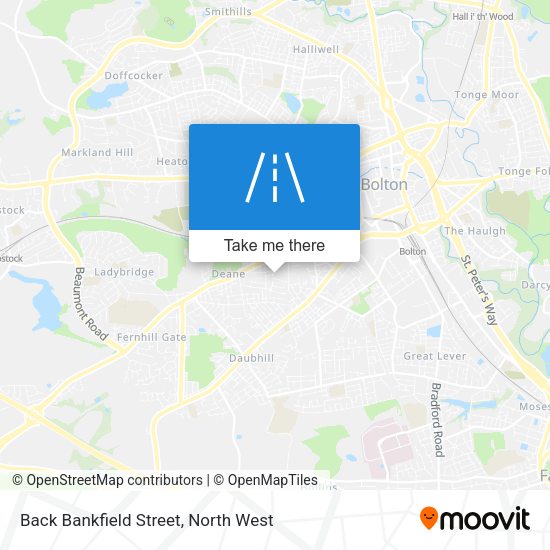 Back Bankfield Street map