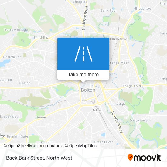 Back Bark Street map