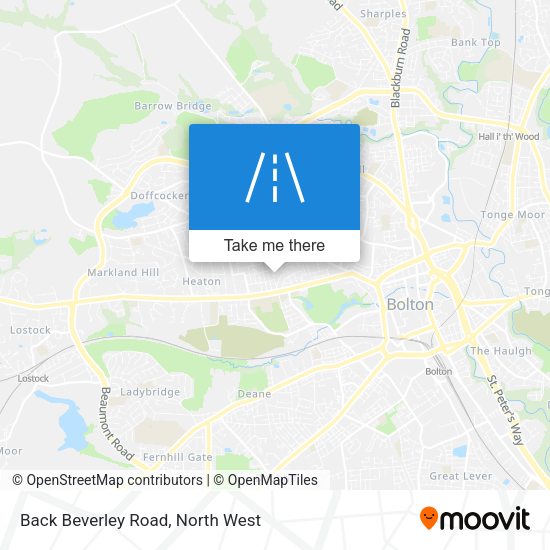 Back Beverley Road map
