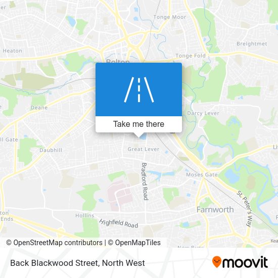 Back Blackwood Street map