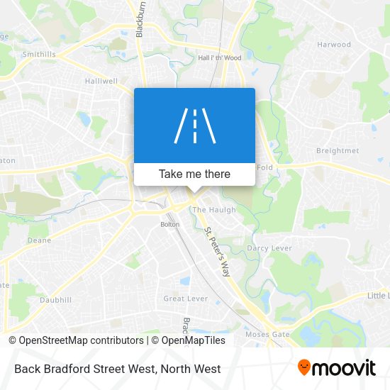 Back Bradford Street West map