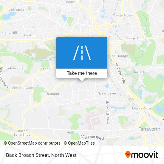 Back Broach Street map