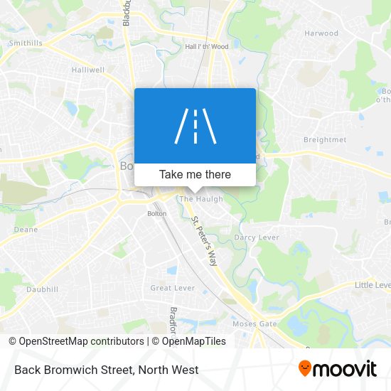 Back Bromwich Street map