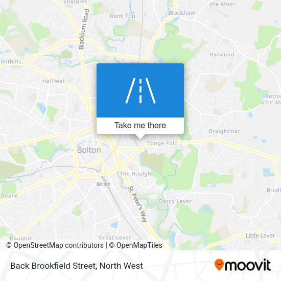 Back Brookfield Street map