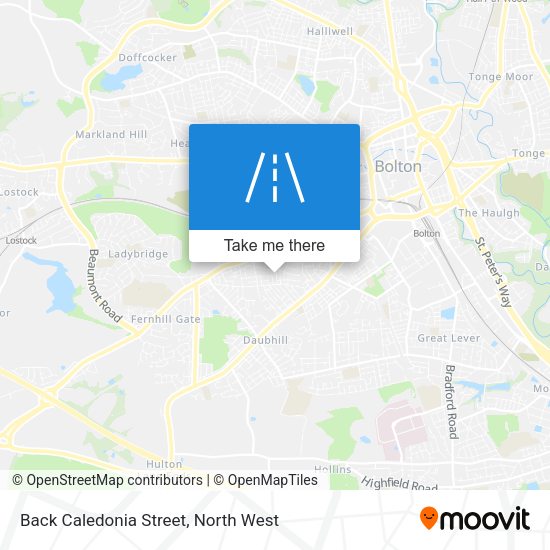 Back Caledonia Street map