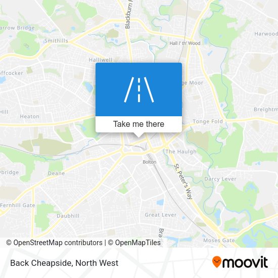 Back Cheapside map