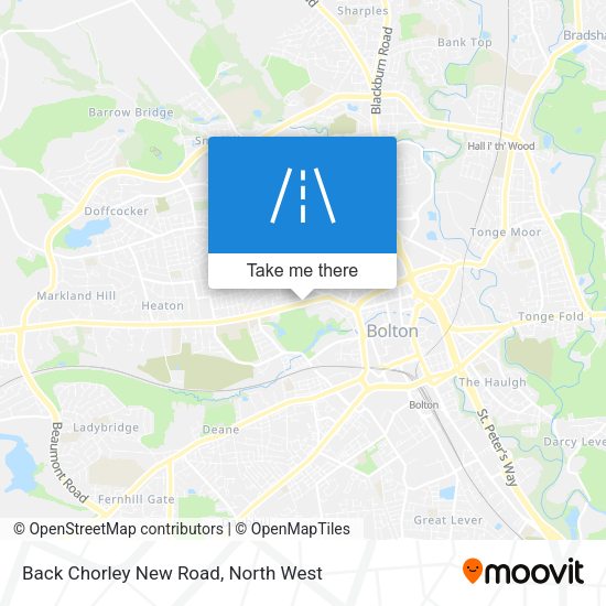 Back Chorley New Road map