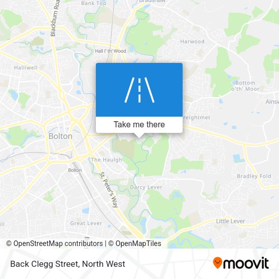 Back Clegg Street map