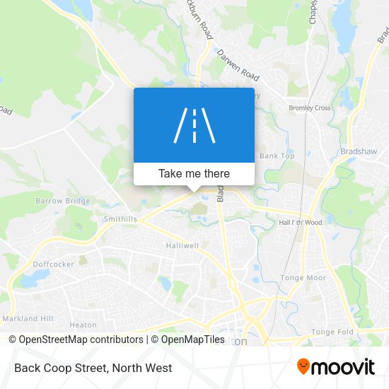 Back Coop Street map