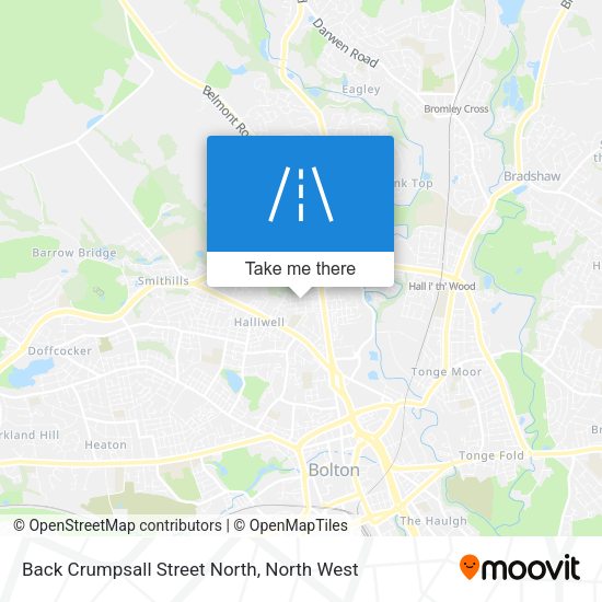 Back Crumpsall Street North map