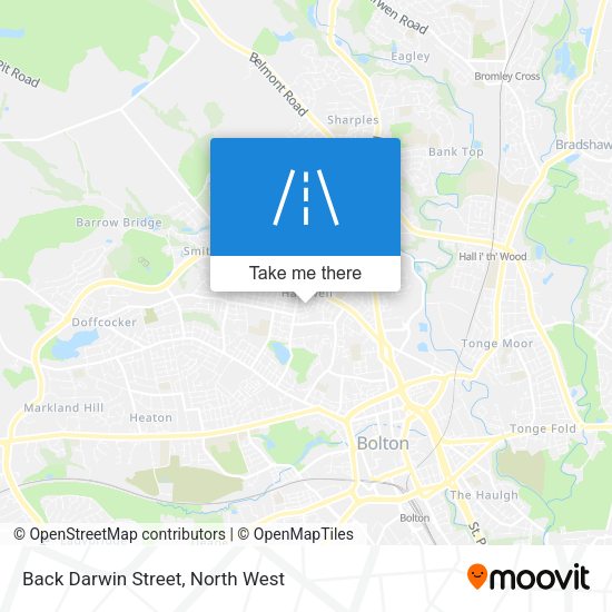 Back Darwin Street map