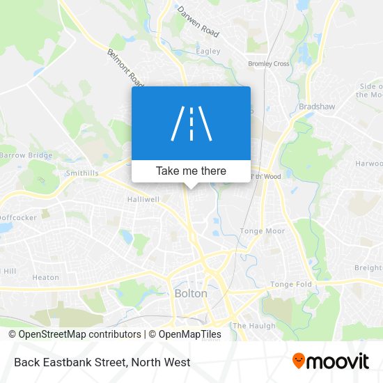 Back Eastbank Street map